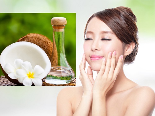 Cách massage mặt bằng dầu dừa 3