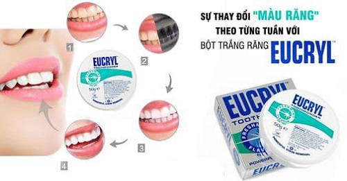 Bột tẩy trắng răng eucryl có tốt không? Chuyên gia giải đáp 2